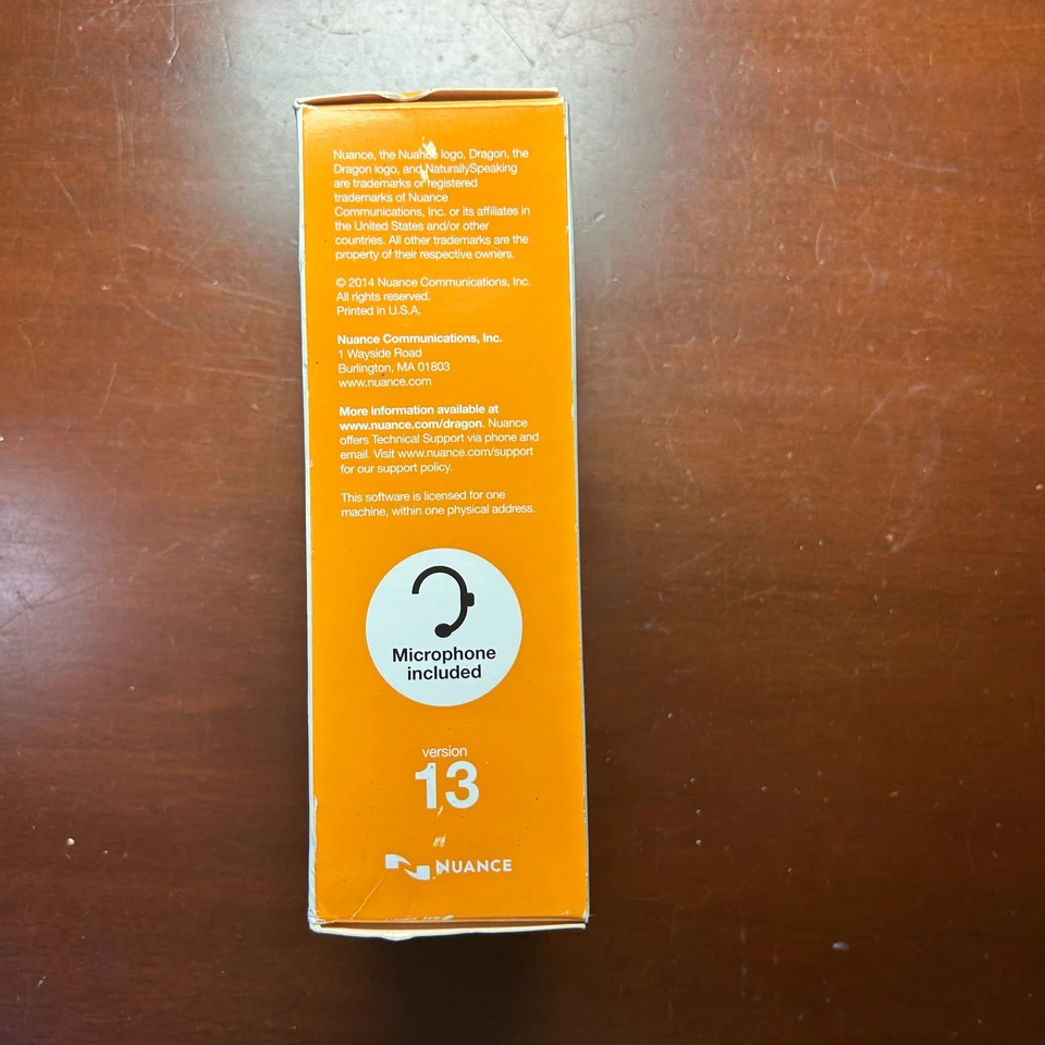Nuance Dragon NaturallySpeaking 13 Basics Speech Recognition Software W/ Headset - Image 2 of 4