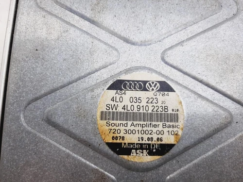 4L0035223 Amplificador De Sonido para AUDI Q7 (4L) 3.0 TDI 2006 8859826 - Imagen 2 de 10