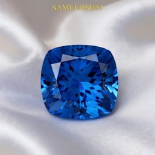   5Ct Natural Blue Diamond Cushion Cut VVS1 Clarity D Grade Loose Gemstone