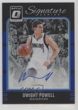 2016 Donruss Optic Signature Series Blue Prizm 18/25 Dwight Powell #4 Auto 0f8