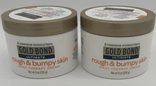 2 Gold Bond Ultimate Rough and Bumpy Skin Daily Therapy Cream 8 Fl Oz Each