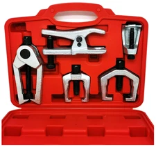5pcs Front End Service Tool Set, 5-in-1 Ball Joint Separator, Pitman Arm Puller