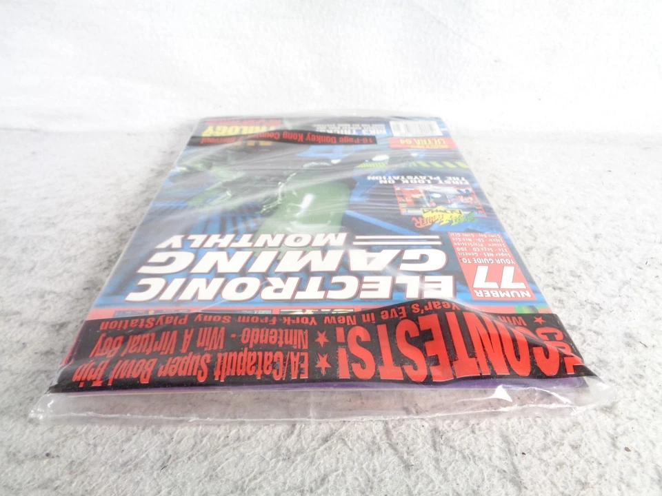 Electronic Gaming Monthly Issue 77 December 1995 Sealed Polybag Diddy Kong Quest - Image 3 of 4