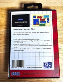 Sega Genesis (Mega Drive) to Master System Adapter Power Base Converter Mini