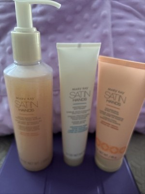 Mary Kay Satin Hands Orchard Peach Satin Smoothie Shea Scrub Pack of 3