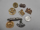 WW1 / WW2 Military & Other Badges & Hudson Whistle Lot - RF City of London
