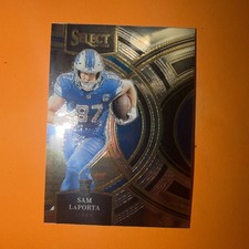 2023 Panini Select #106 Sam LaPorta Premier Level Rookie Card ? Lions. rookie card picture