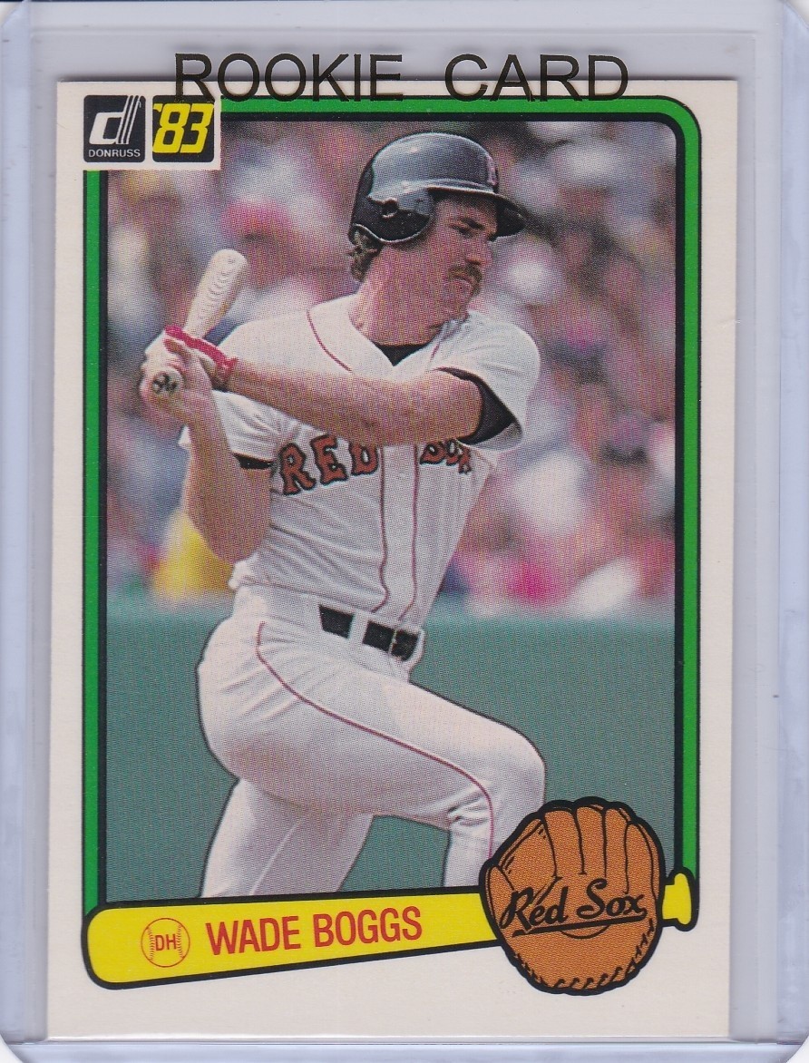 WADE BOGGS ROOKIE CARD Boston Red Sox 1983 Donruss #586 VINTAGE BASEBALL $$ RC