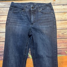 Seven 7 For All Mankind Blue Denim Rocker Jeans  Woman's Size 12
