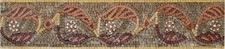 8" Handcrafted Pattern Marble Mosaic Border Design Art Tile D cor