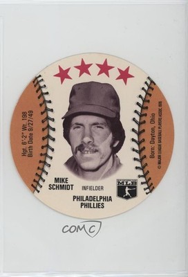 1976 MSA Discs Dairy Isle Mike Schmidt HOF 5uu