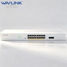 18 Ports Gigabit Network Switch w/ 16 PoE Ports Max.30W each Metal Case 250W