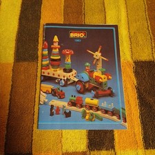 1983 - Brio Wooden Train Catalog Layouts and Catalog of Various Pieces - RARE 