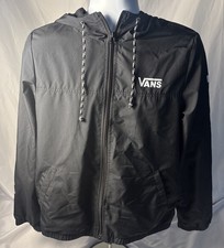 Vans Black Rain Jacket Large  Off the Wall  W...