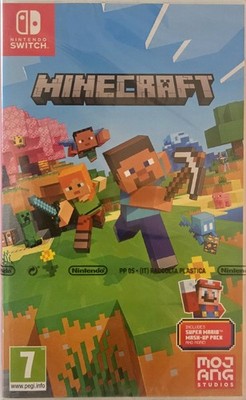 Minecraft Nintendo Switch Game INCLUDES Super Mario Smash-Up Pack NEW