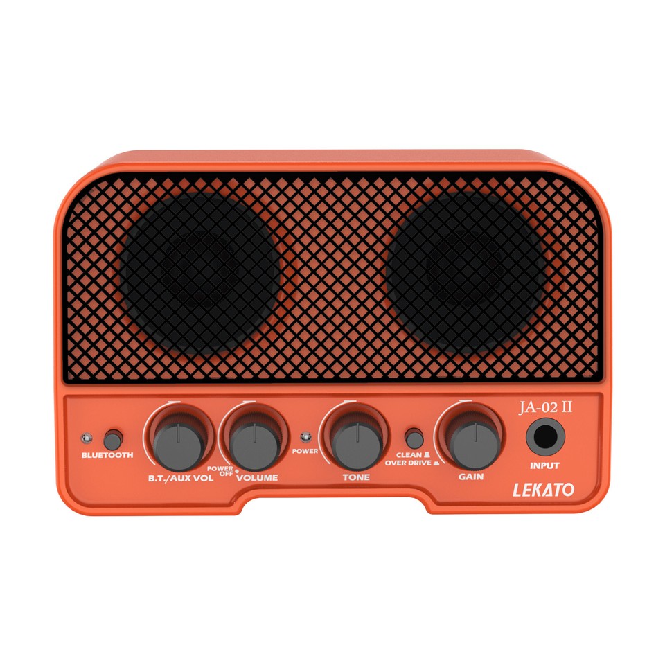LEKATO Mini Guitar Amplifier 5.0 Bluetooth 5W Rechargeable Electric AMP Orange eBay