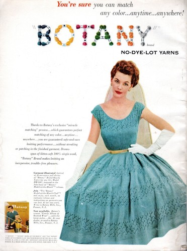 1952 SMART KNITTING and NEEDLECRAFT 1950's Fashion Back Issue Magazine - Picture 6 of 6