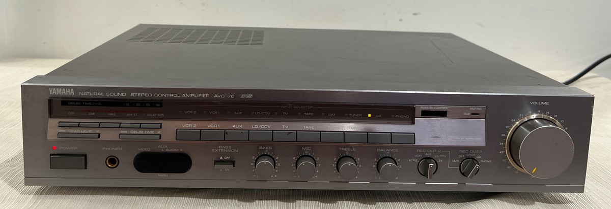 YAMAHA AVC-70 STEREO CONTROL AMPLIFIER NO REMOTE CONTROL | eBay