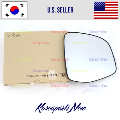 Mirror GLASS + Holder Left DRIVER Side + HTD ⭐OEM⭐ Kia Carnival GRAND 2022-2024
