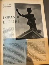 2 articoli di stampa d'epoca 1938 Grandi Liguri Bollettino Vittoria 18pag 23foto