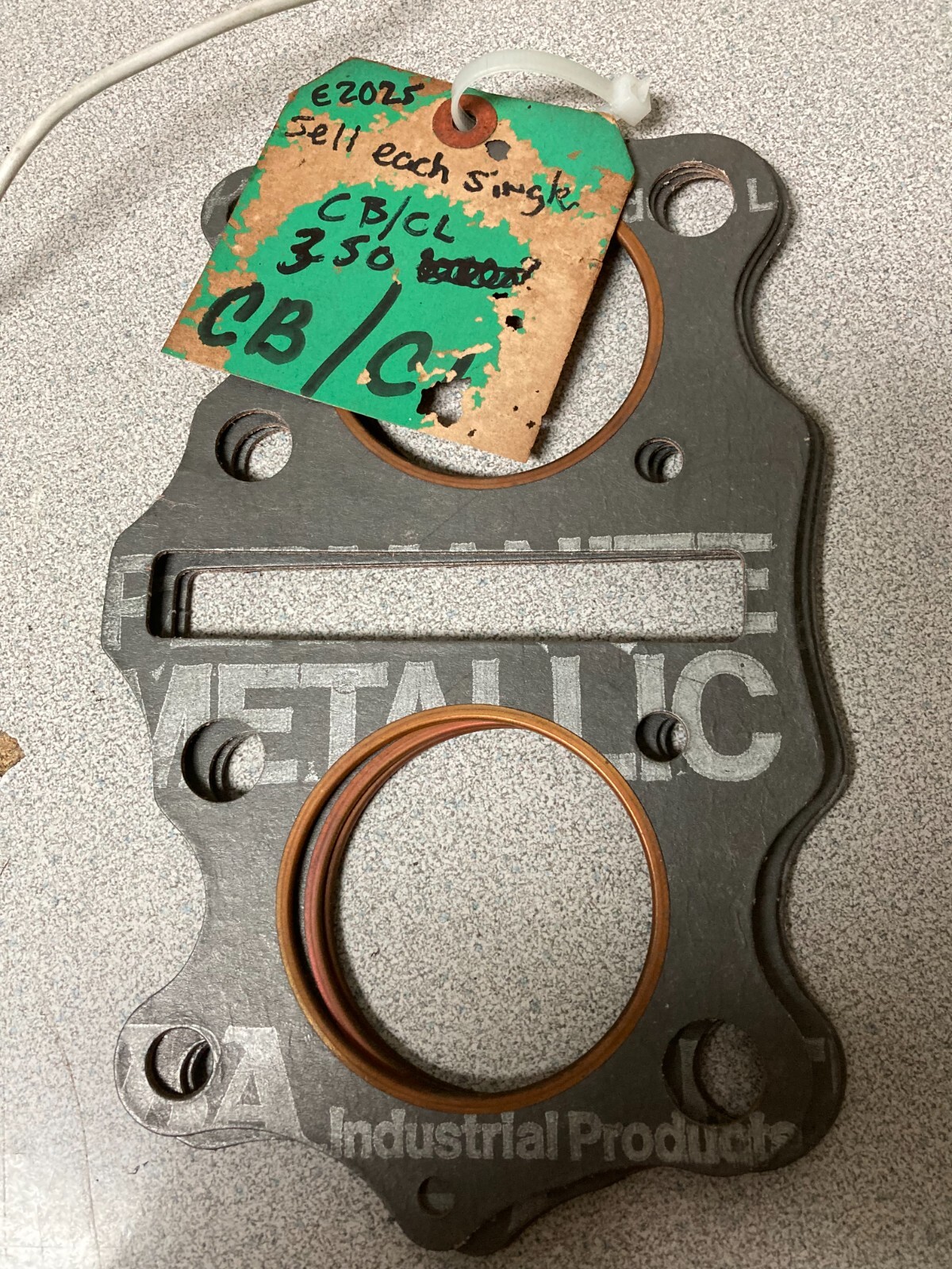 Honda CB350 CL350 SL350 twin Cylinder Head Gasket 12251312306 E2025
