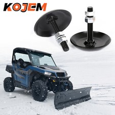 Snow Plow Blade Heavy Duty Skid Shoes For Polaris Ranger Razor Sportsman Atvutv