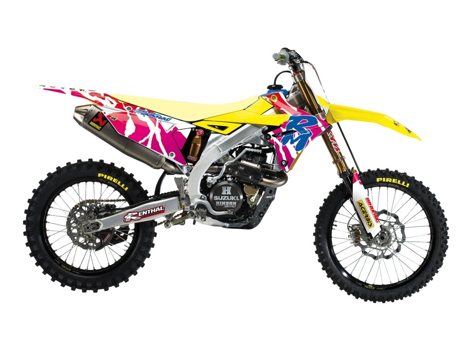 Kit déco Suzuki RMZ 450 jeu autocollants placages RMZ 250 2019-2023