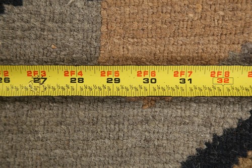 Vegetable Dye Geometric Modern Nepalese Oriental Area Rug Wool Hand-knotted 4x6 - Picture 12 of 12