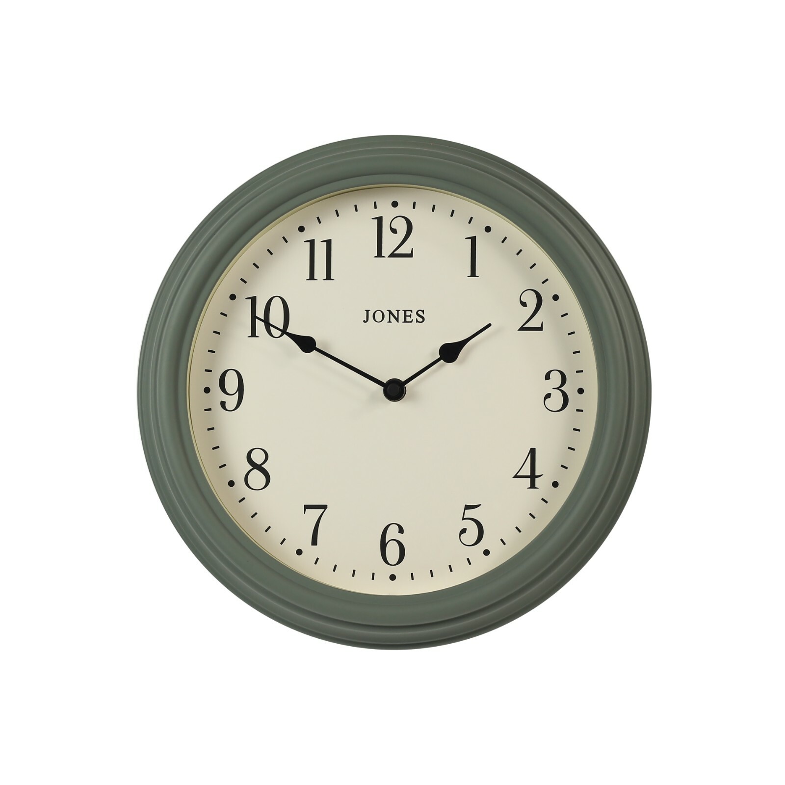 Jones Clocks Wall Clock Classic Traditional Design With Clear