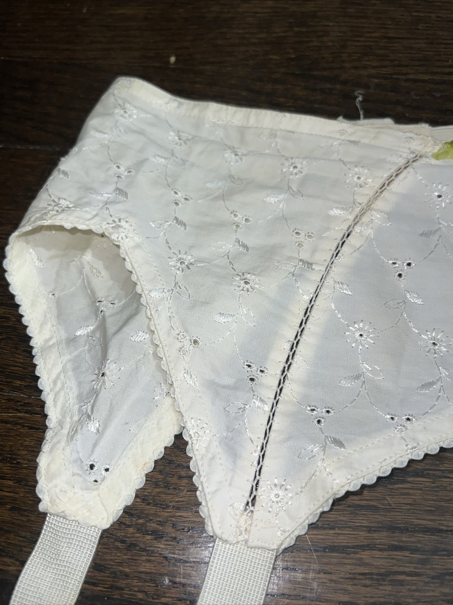 1960s VINTAGE WOMEN GARTER BELT EYELET LACE COTTON Medium | eBay 1960s VINTAGE WOMEN GARTER BELT EYELET LACE COTTON Medium | eBay