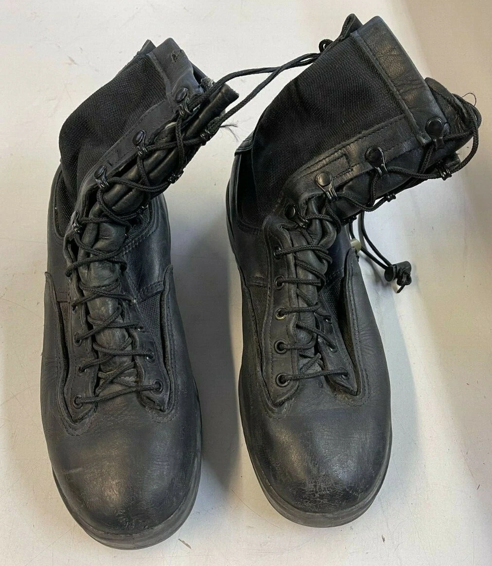 US GI Belleville Goretex Leather 700V WP Black Combat Flight Boots Men s 6.0 R