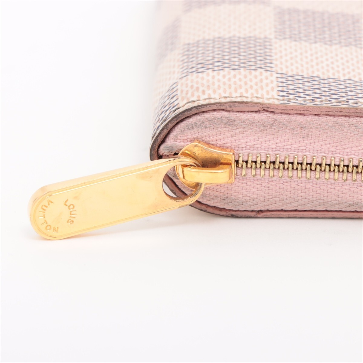 LOUIS VUITTON Damier Azur Zippy Coin Purse Zippy Wallet Coin Case