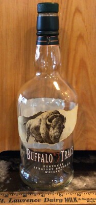 Buffalo Trace Kentucky Bourbon Bottle Empty & Unrinsed 750ML 90 Proof With Cork