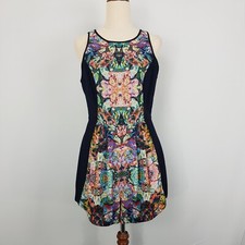 Keepsake The Label Womens Size M 10 Multi-Coloured Patterned Shorts Playsuit