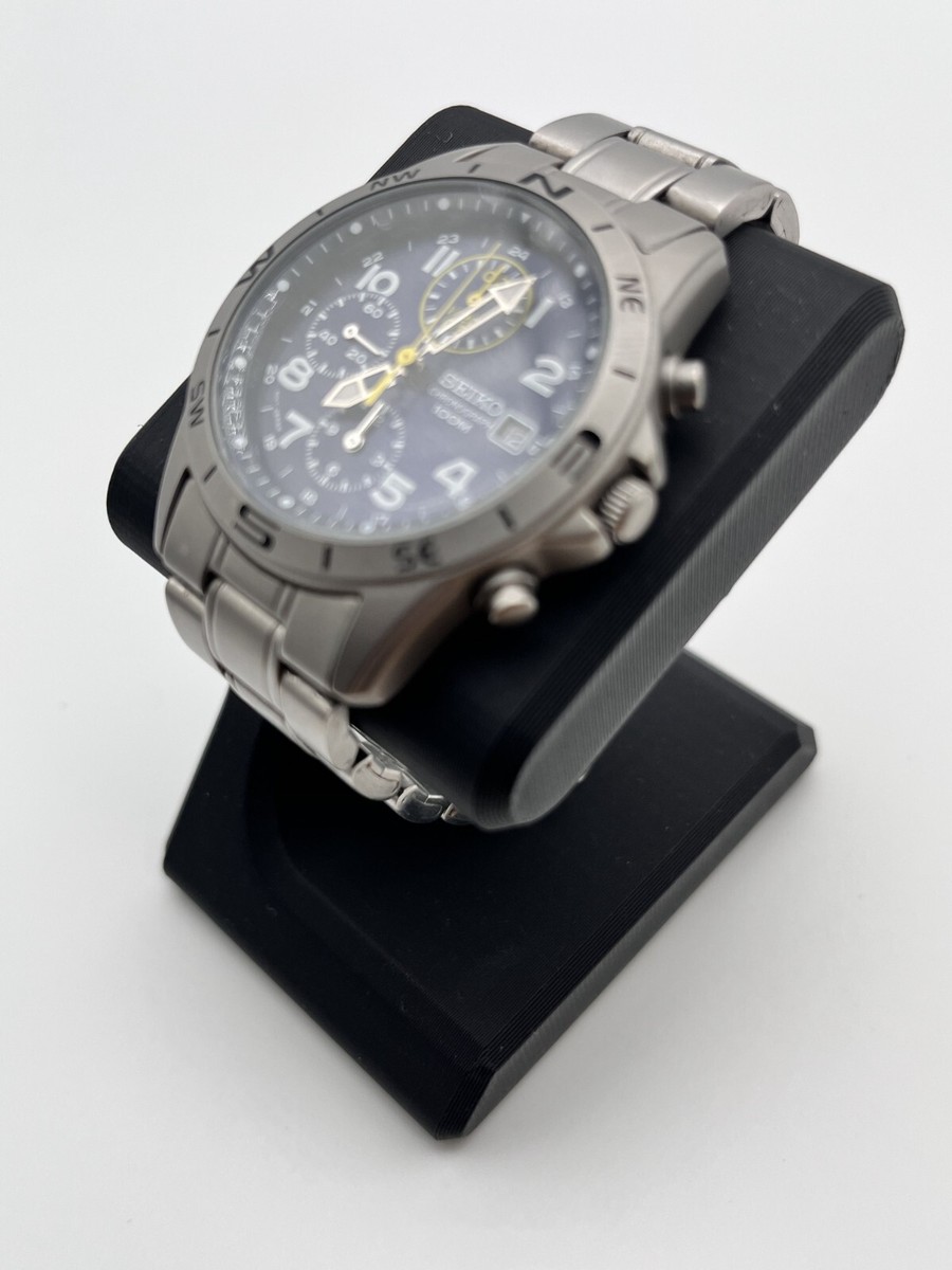 Seiko Men's Black Watch - 7T92-0DX0 for sale online | eBay