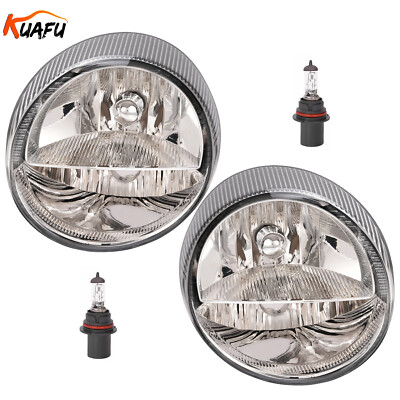 Driver and Passenger Side Headlights For Ford Thunderbird 2002-2005 #FO2503208