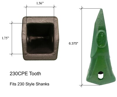 230CPE Rock Chisel Penetrator Backhoe/Skid/Mini Ex Bucket Teeth | eBay