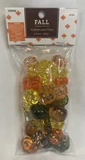 Autumn Fall Pumpkin Leaves Scatters And Fillers NWT 6.34 OZ