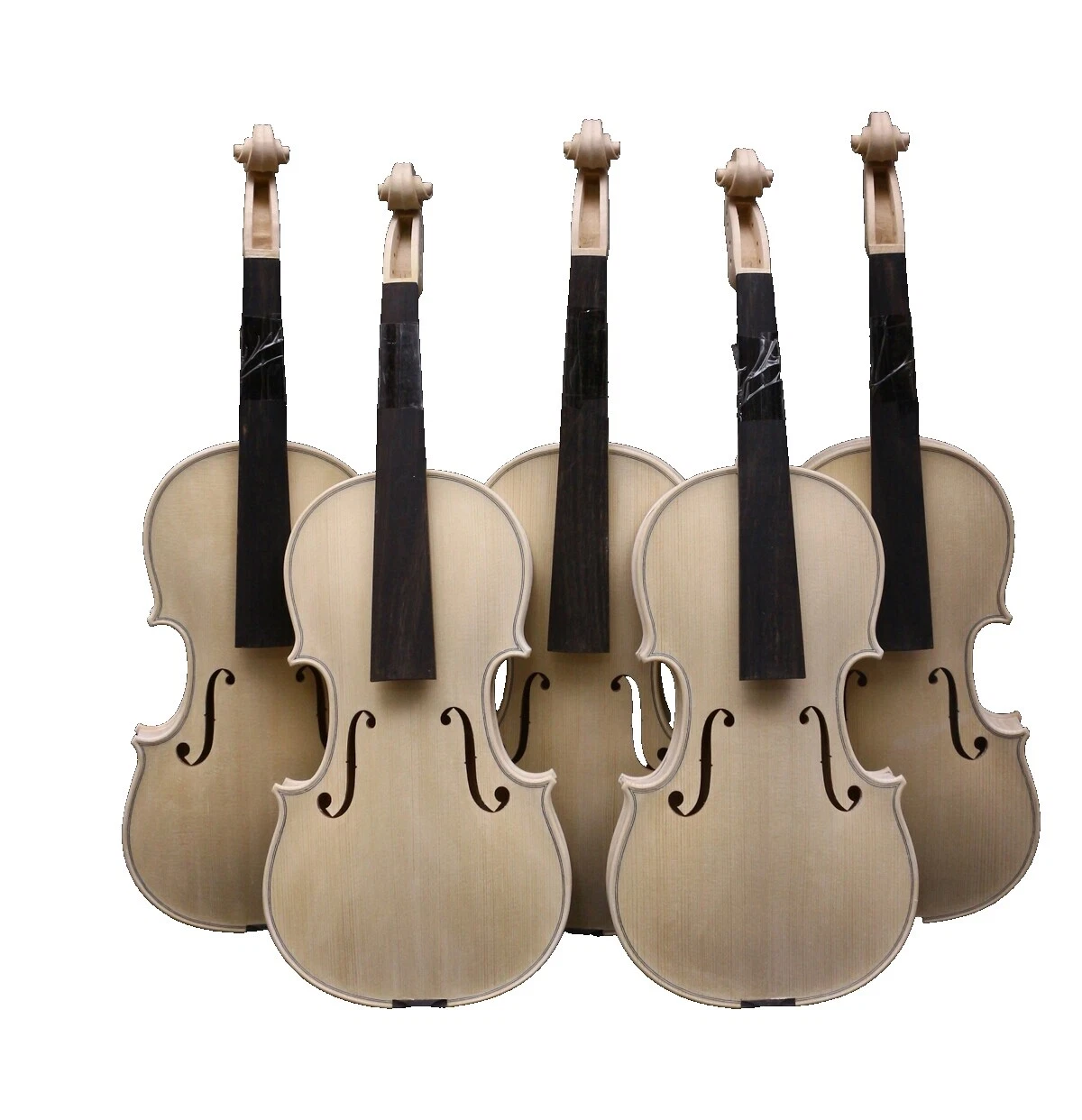 Ebony violines de tamaño 4/4