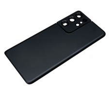 Back Glass Rear Housing Battery Cover For Samsung Galaxy S21 Ultra SM-G998 Black