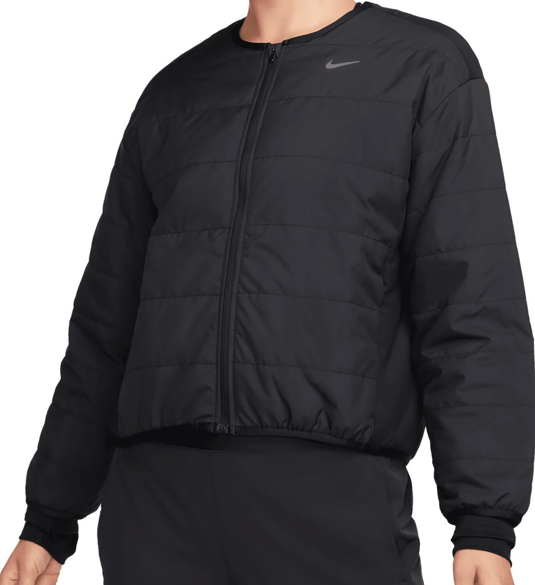 Nike Women's Therma-FIT Swift Full Zip Running Jacket Black