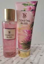 2 Pcs Set Victoria's Secret Coastal Bliss Fragrance Mist  Body Lotion 2x Lot.