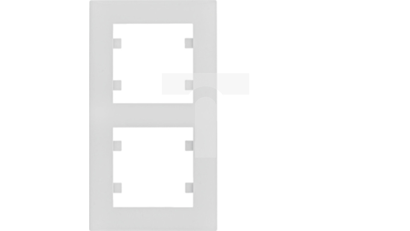 Lumina intense 2-gang vertical white frame WL5620 /T2UK