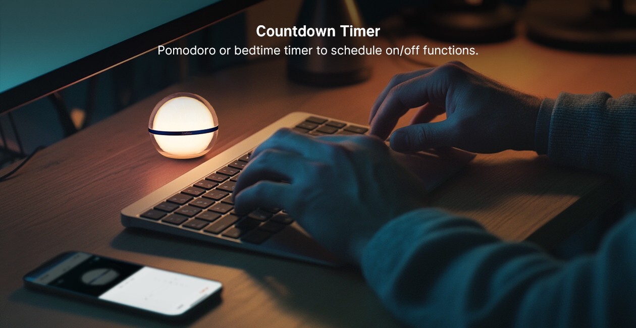 Olight Sphere C Stellar Sky 4-Pack, 360° Lighting, 75 Lum, RGB LEDs, App