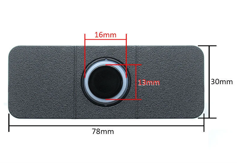 KIT 4 SENSORI DI PARCHEGGIO NERO INVISIBILI SENZA BORDO SLIM FILO PARAURTI AUTO - Immagine 4 di 4