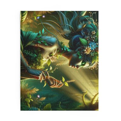 Puzzle (120, 252, 500-Piece) Ethereal Forest Nymph Art Digital