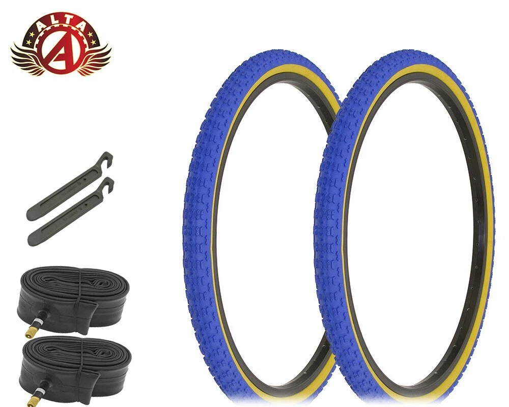 Blue Bicycle Tires for BMX Bike 24 in Wheel for sale | eBay