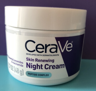 CeraVe Skin Renewing Night Cream Peptide Complex Soften & Renews