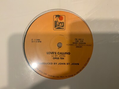 OPUS TEN  LOVE S CALLING  12  1985 PALM TREE FLORIDA ELECTRO FUNK STILL SEALED