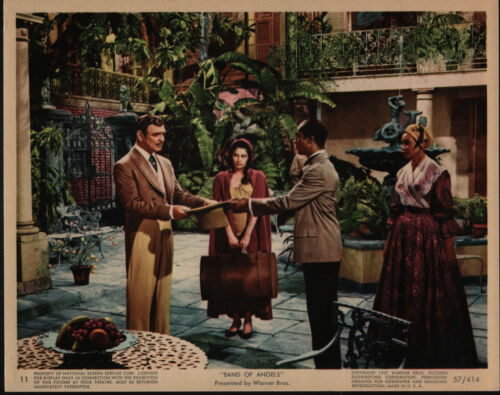 BAND OF ENGELS Original 1957 Farbe Lobby Standfoto YVONNE DE CARLO/CLARK GABLE - Bild 1 von 1